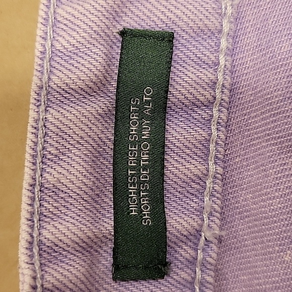 Wild Fable Size 4 (27) "Highest Rise Shorts", Light Purple, New without Tags. - Picture 9 of 10